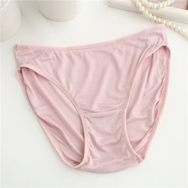 100% Mulberry Silk Underwear For Women Briefs Thin Silk Lady Panties Popular New