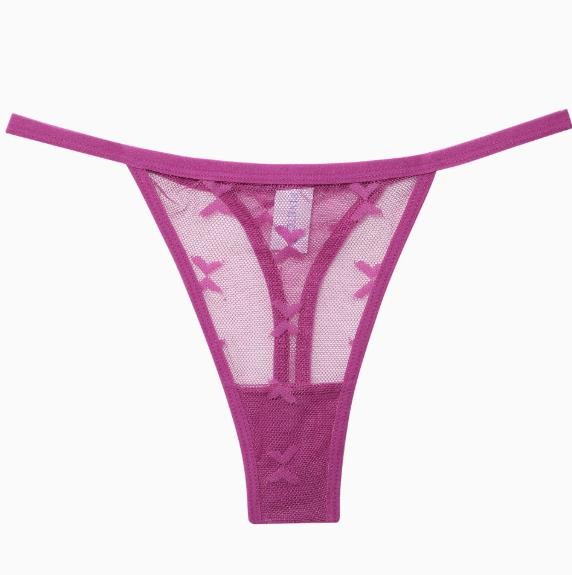 6 Pack Lot Sexy Womens Sheer Panties Lingeries Bikini G string Thongs Underwear