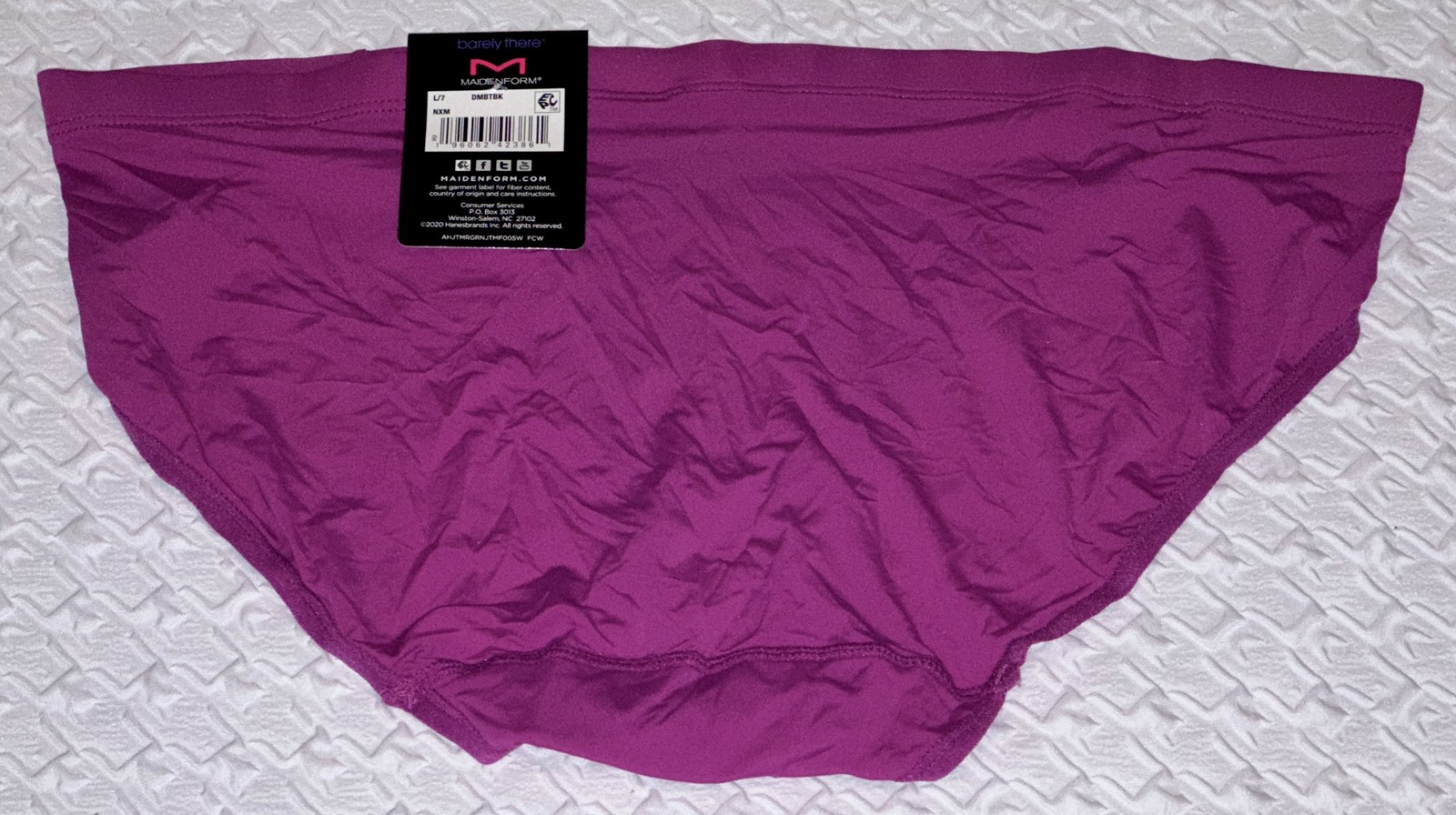 MAIDENFORM Barely There Invisible Look Razzle Purple Bikini Panty Women S M L XL