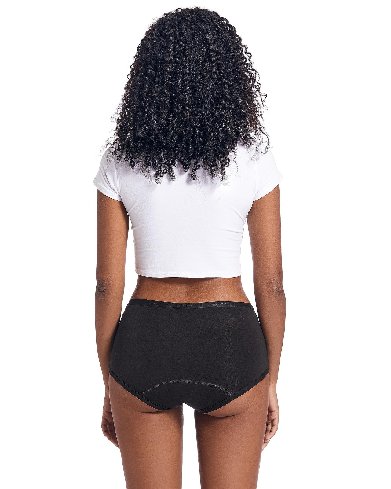 Organic Cotton Boyleg Period Underwear for Women & Teens Moderate Absorbency…