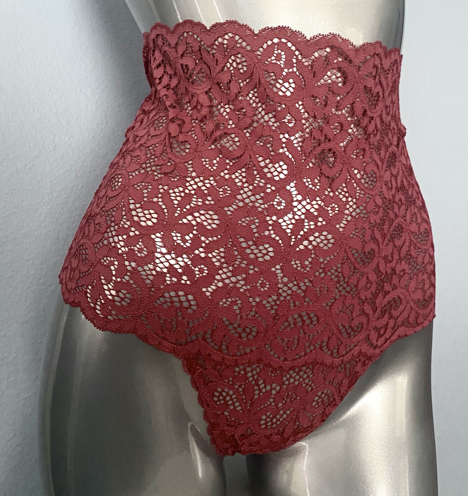 Victoria’s Secret Thong Panty Lady Pink Athena Lace High Waist Body XS S M XL