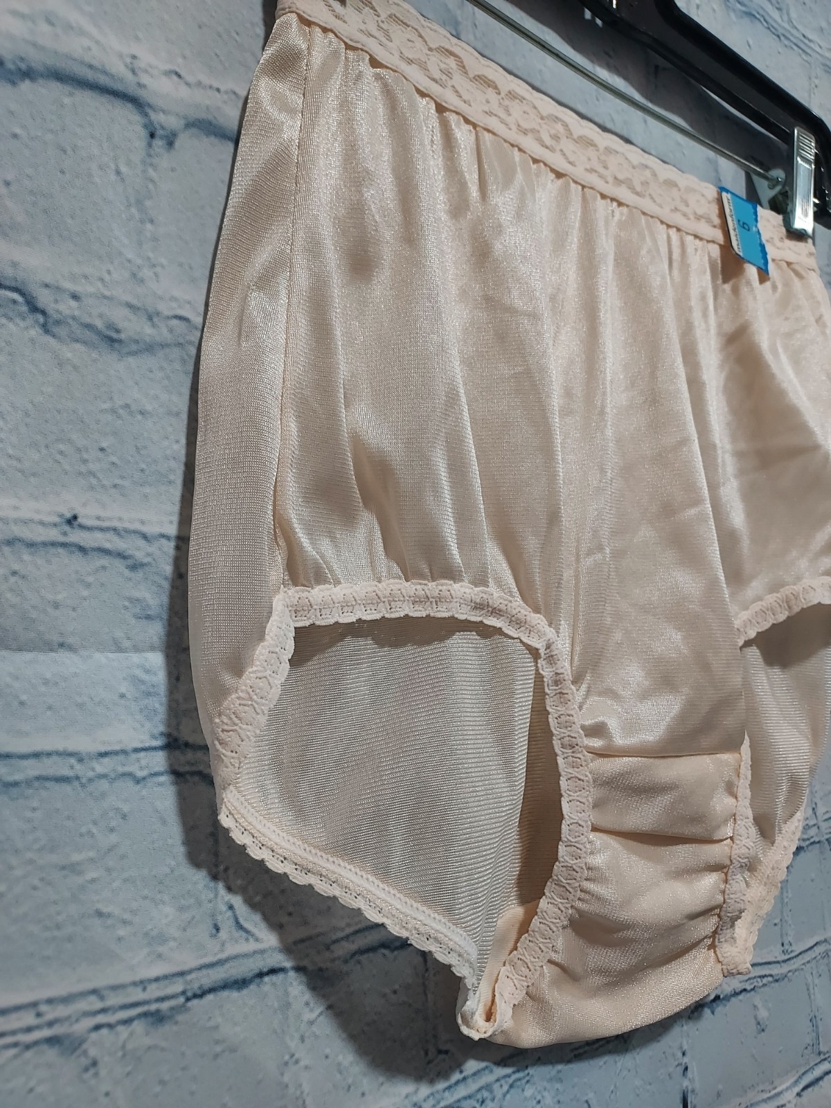 NOS Maidenform Sz 6 Granny Panties High Rise Lace Neutral Burlesque Wisebuys