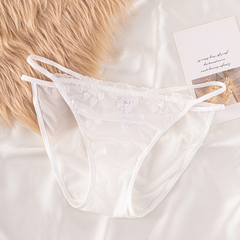 4 Pack Lot Sexy Womens Sheer See Through Panties Brief Underwear Lingerie French