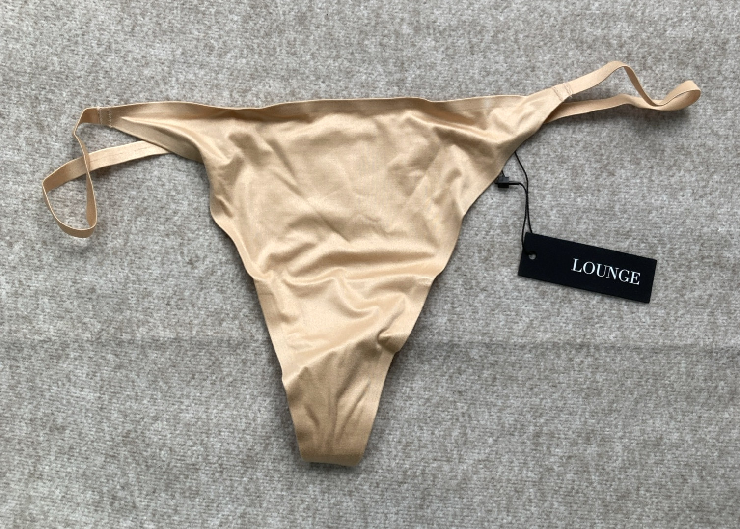 Lounge Underwear Women’s Everyday Ultimate G-String Large UK 12-14 Sand Stretch