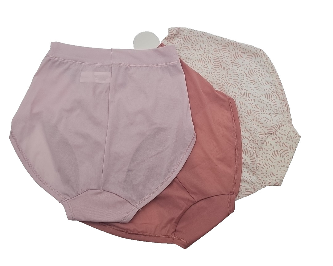 Womens Bali SMOOTHING Panties Size 5 SMALL Nylon Underwear DFMEB3 (Pack of 3)