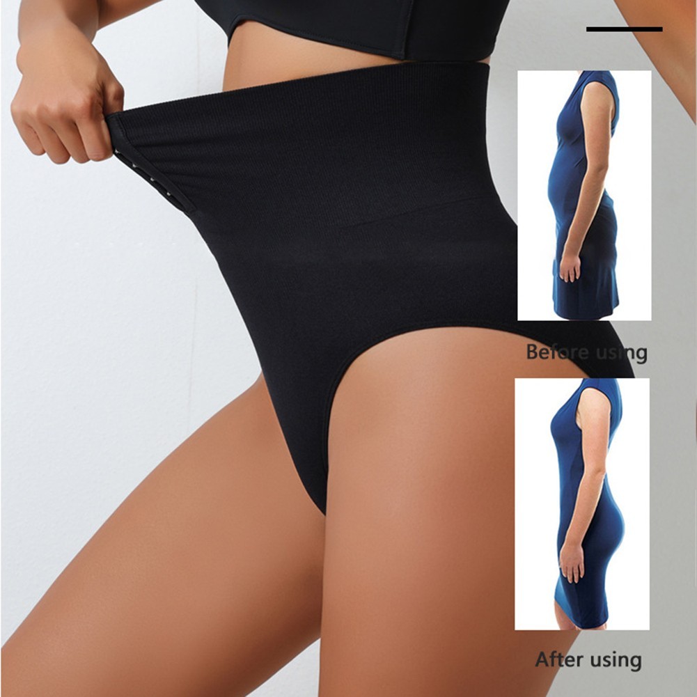 Functional Womens Plus Size Waist Pants with Buttoned Hip Lifting for Comfort