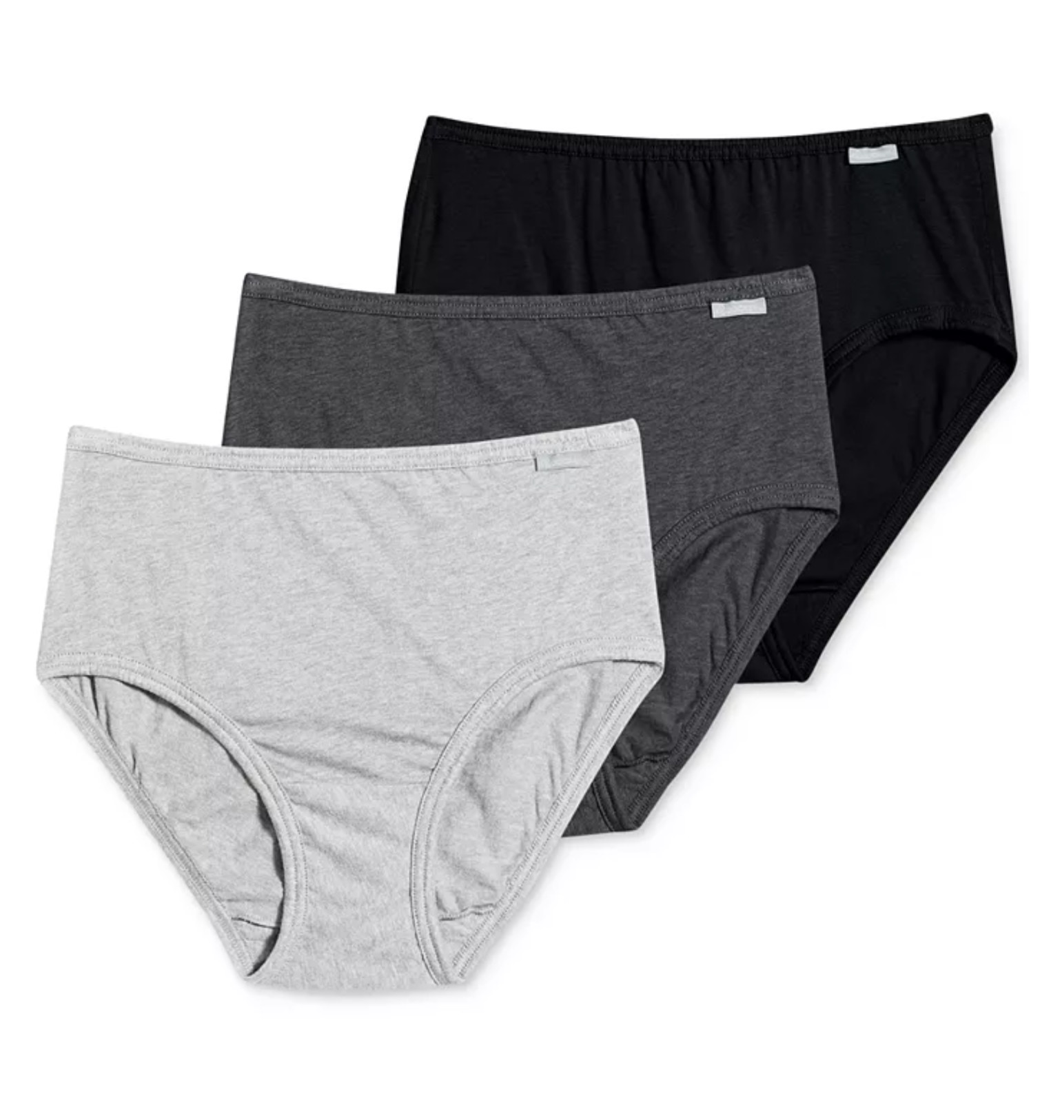 Women’s Jockey 3-Pack Hipsters (Gray Assortment) 100% Cotton Comfort Underwear