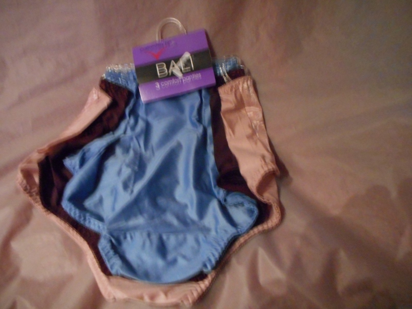 3 PK Bali Multicolor Double Support Brief Panty Medium,Large, XL & 2X/9