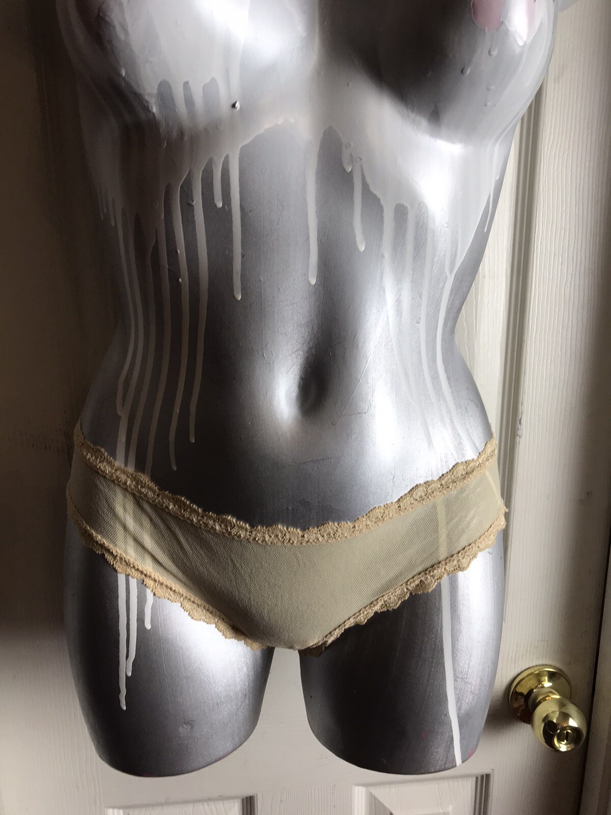 NEW ITALY Cosabella CELINE High-Waist Bikini BEIGE Women’s -Size MEDIUM M -NWT