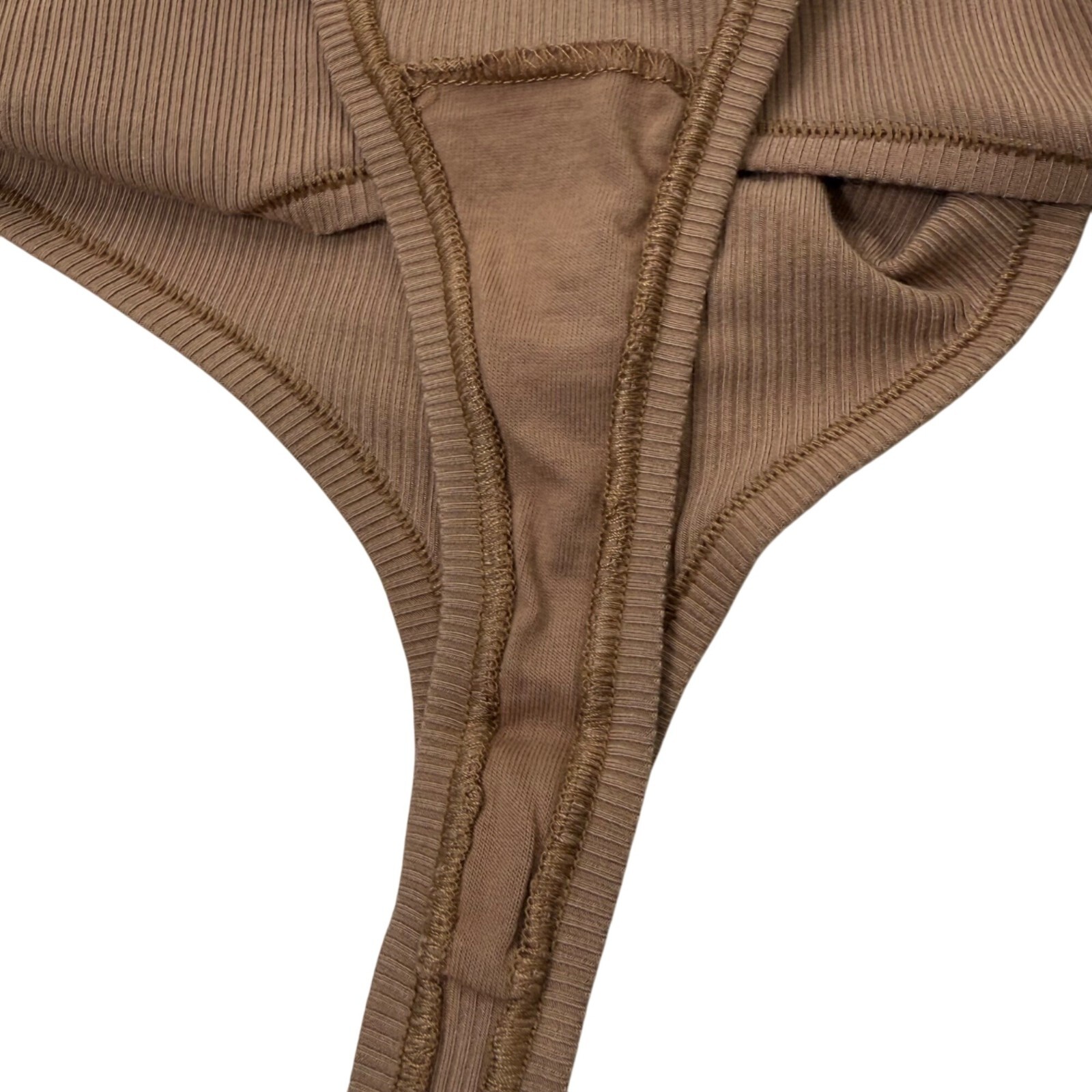 SKIMS Soft Lounge Rib Dipped Thong Team USA Sienna 2X