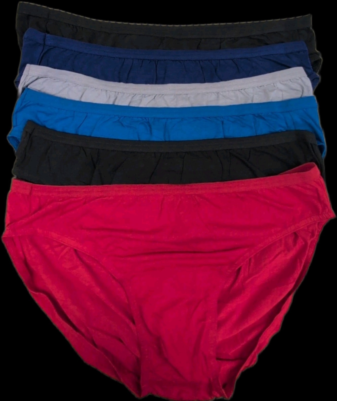 *New Without Tags Hanes Women’s Comfort Flex Fit Bikins 6 Pack Med