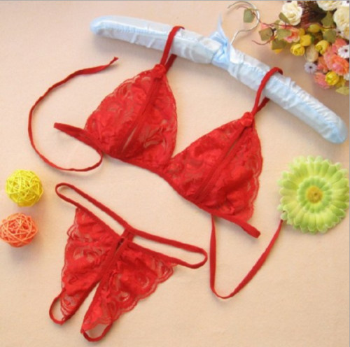 Womens Sexy Lingerie Underwear Set Sleepwear Panties Bar Lace Babydoll Nightwear