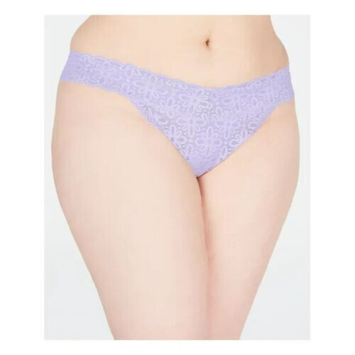 Jenni Plus Sexy Underwear Thong Lavender One Size Fits 1X-3X Free Ship NWT