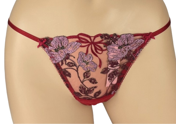 VICTORIA’S SECRET DREAM ANGELS EMBROIDERED V-STRING THONG PANTY S M L XL XXL