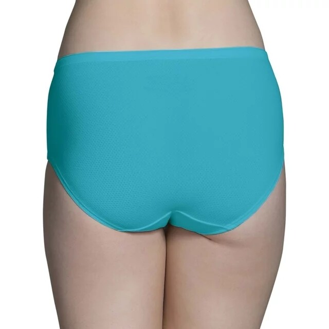 Fruit of the Loom® Women’s Breathable Micro-Mesh Low-Rise Brief Panties – 4 Pack