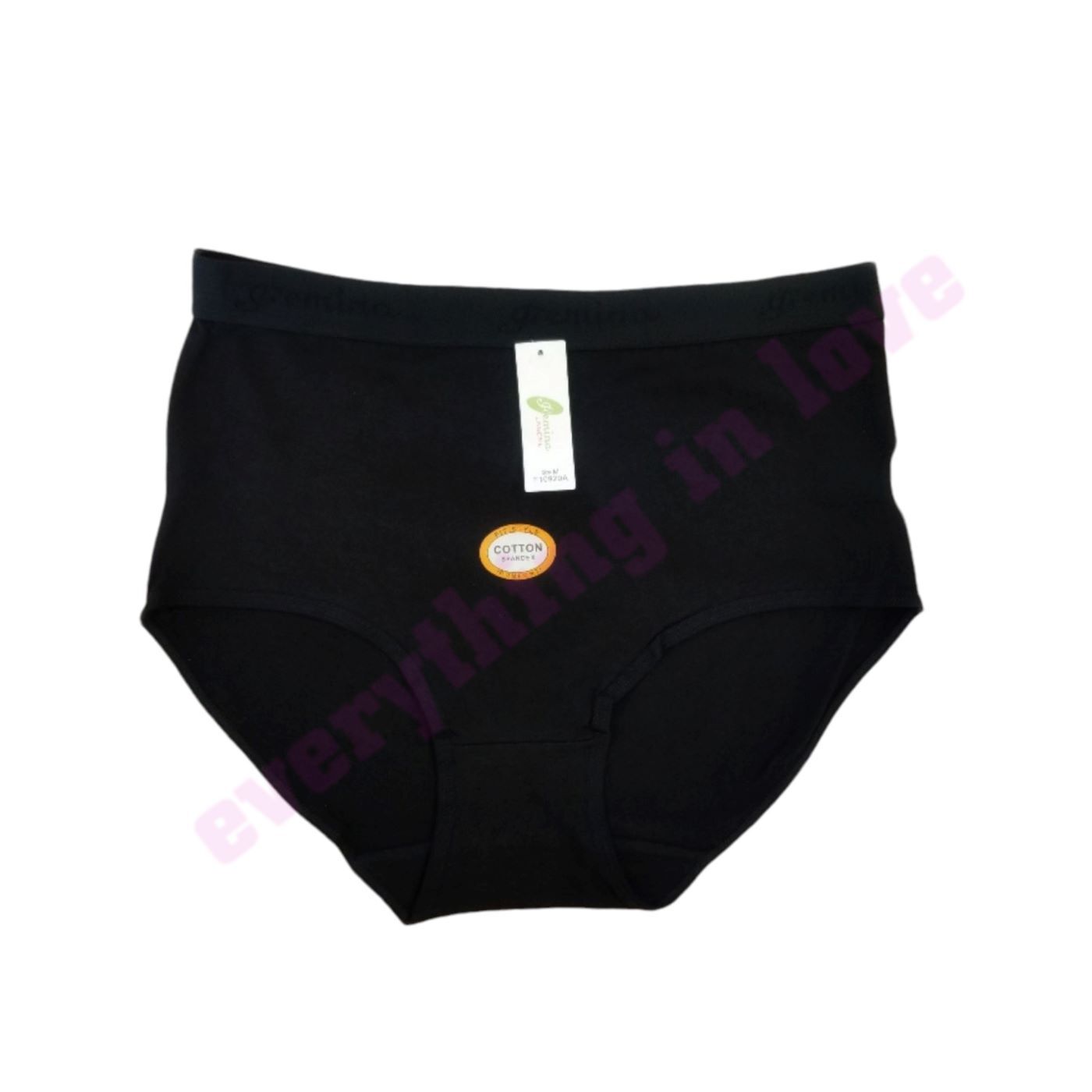 Women Plus Soft Elastic Band Cotton High Waist Comfort Brief Panties Underwears