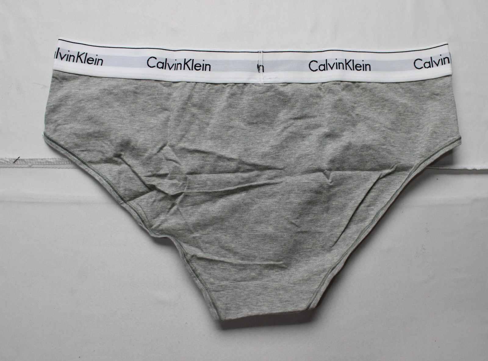 Calvin Klein Women’s Modern Cotton Bikini Briefs JK5 Grey Heather Size 2XL NWT