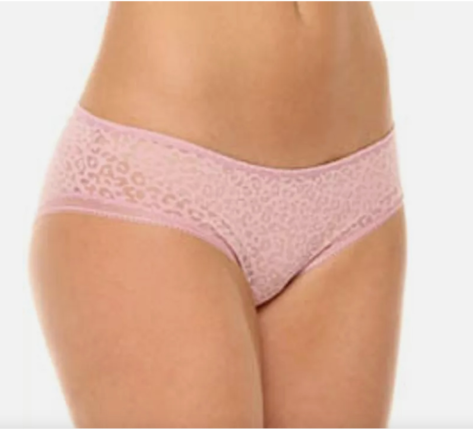 NWT Felina GIANNA Burnout Panty, Tea Rose sz L XL ***