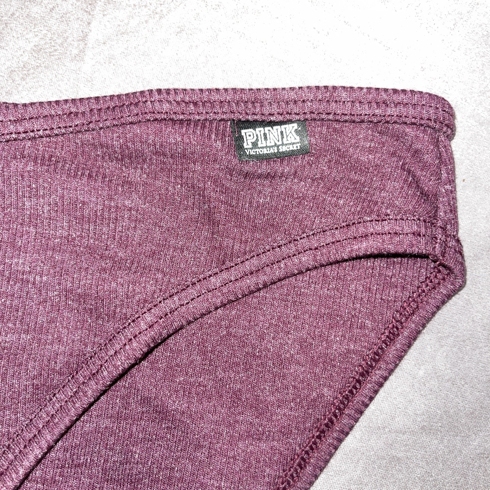 New Victoria’s Secret Pink Heathered Maroon Bikini 2019