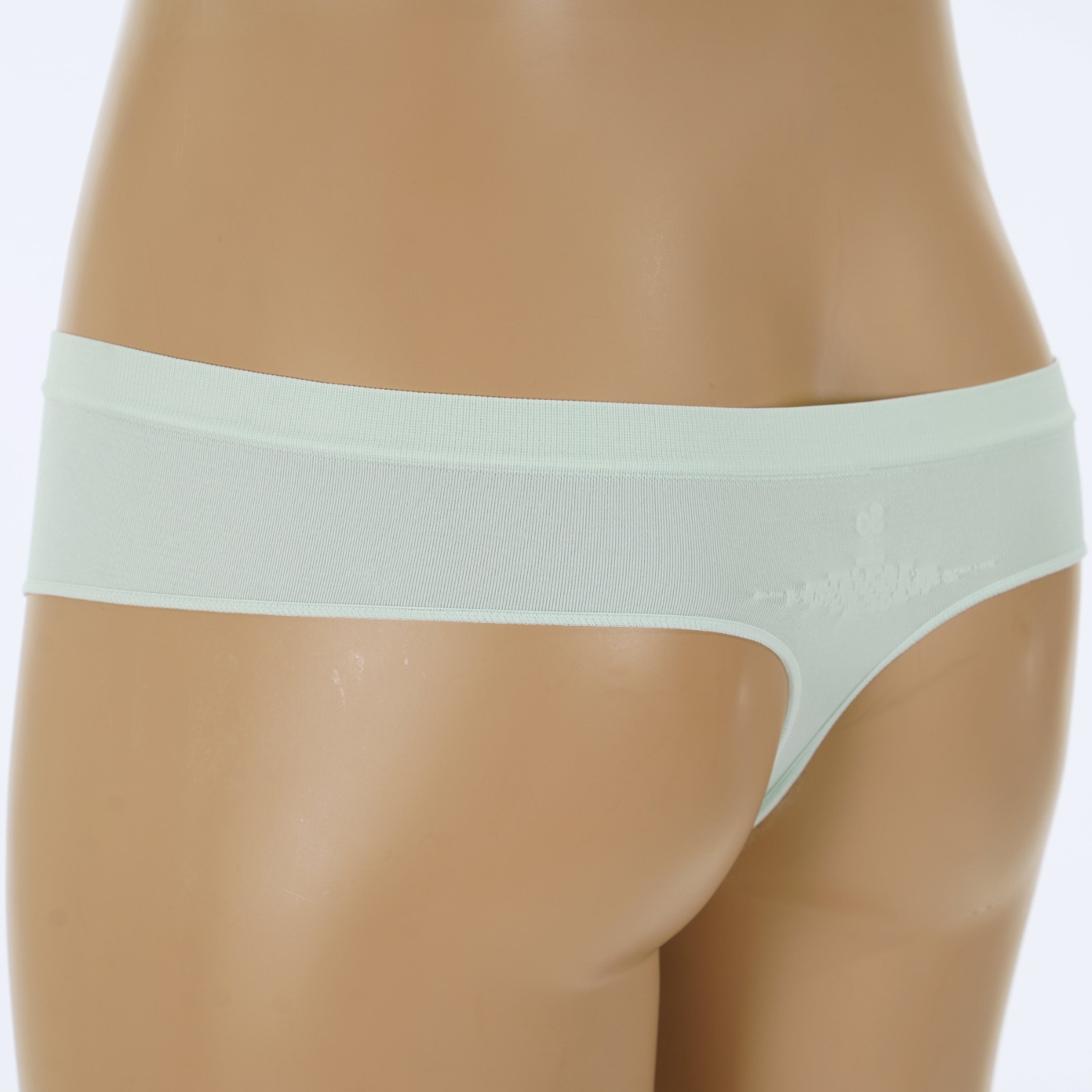 SO INTIMATES Junior’s Size 3-5 SMALL Seamless MINT GREEN THONG Panty #ZG01U475R