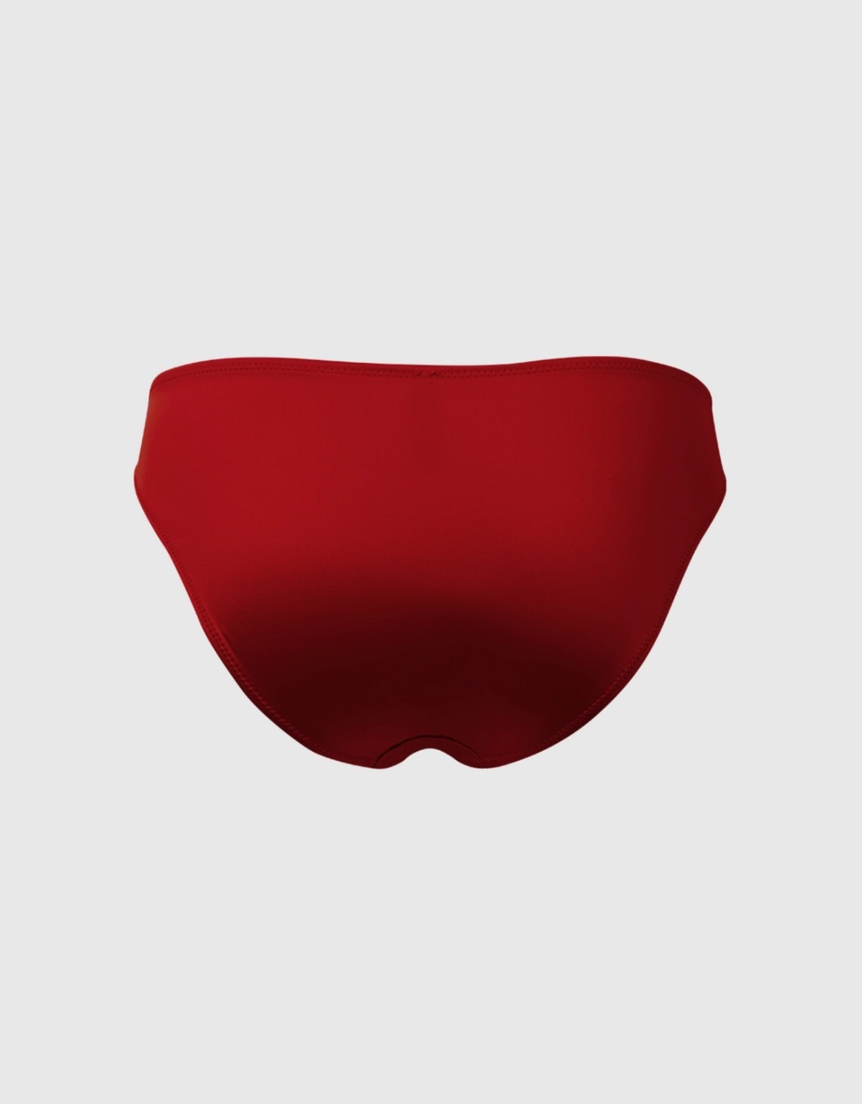 House of Desire Liquid Satin Silky Hipster Panties, Samba Red, Size M