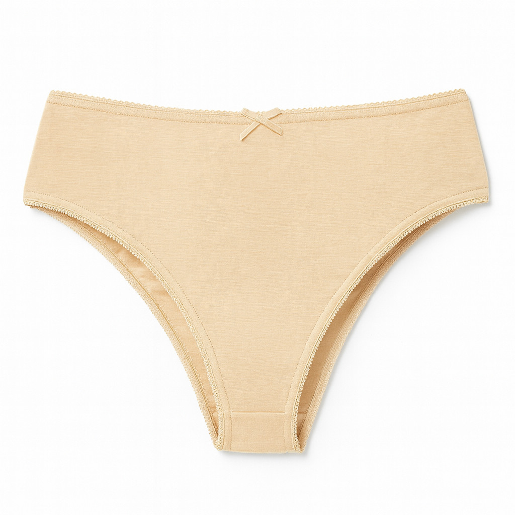 Womens Bikini Briefs 100% Cotton High Leg Ladies Knickers Underwear, Pack 3 6 12
