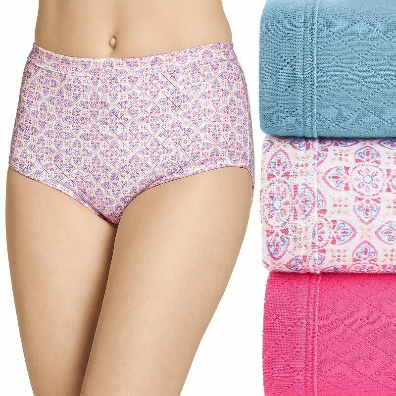 Jockey Elance Breathe Brief Underwear 3 Pack