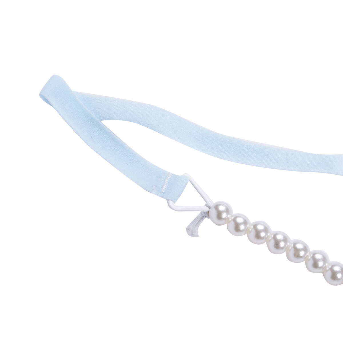 Fashion Women Sexy Underwear Cutout Pendant Pearl Beads Embellished G-String