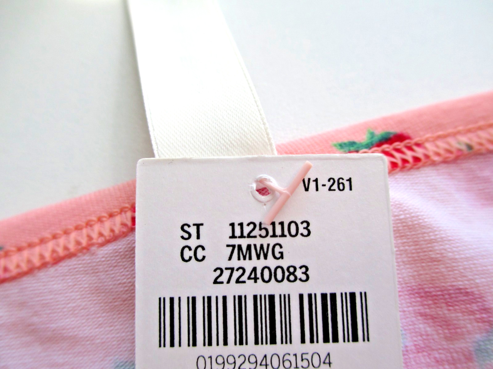 VICTORIA’S SECRET PINK Cotton String Bikini Panty S M L XL Strawberries NWT VS