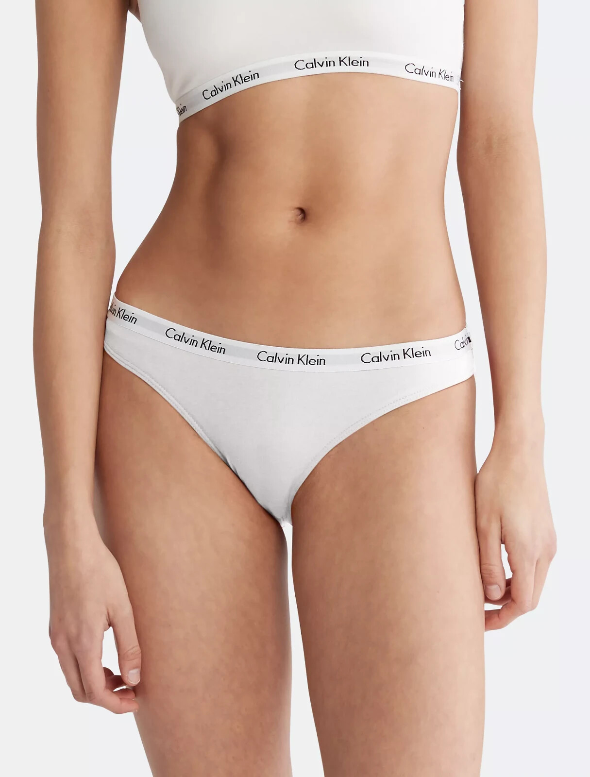 $$$Calvin Klein Size (LARGE) CAROUSEL LOGO COTTON BIKINI D1618-100
