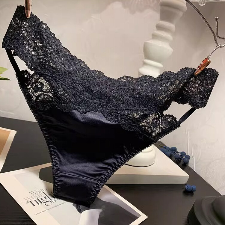 1/5 Pack Lot Womens Satin Panties Briefs Lace Thongs G string Bikinis Lingeries