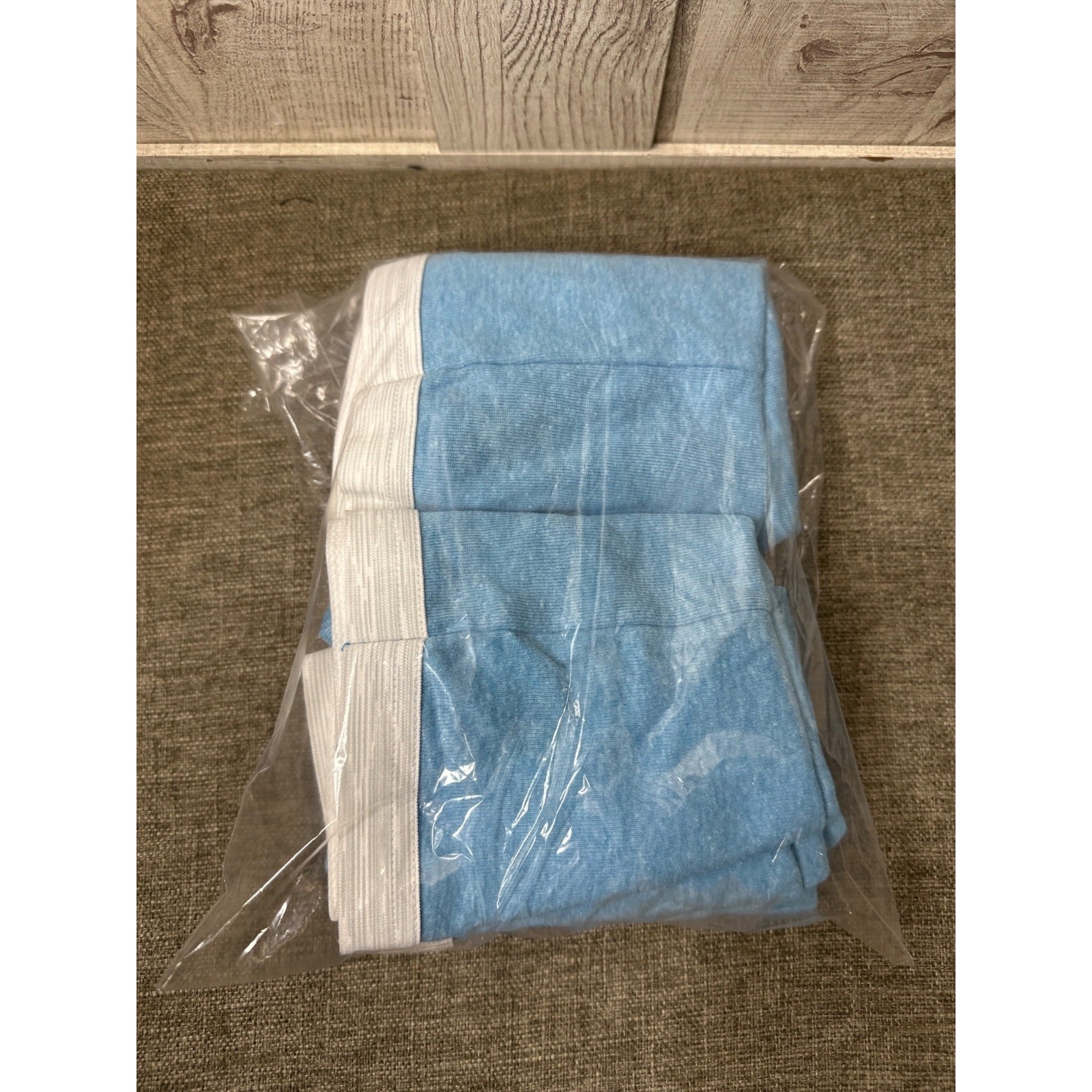 Hanes Womens Large Boyshorts Underwear Blue & White Cotton Panties Pack of 7
