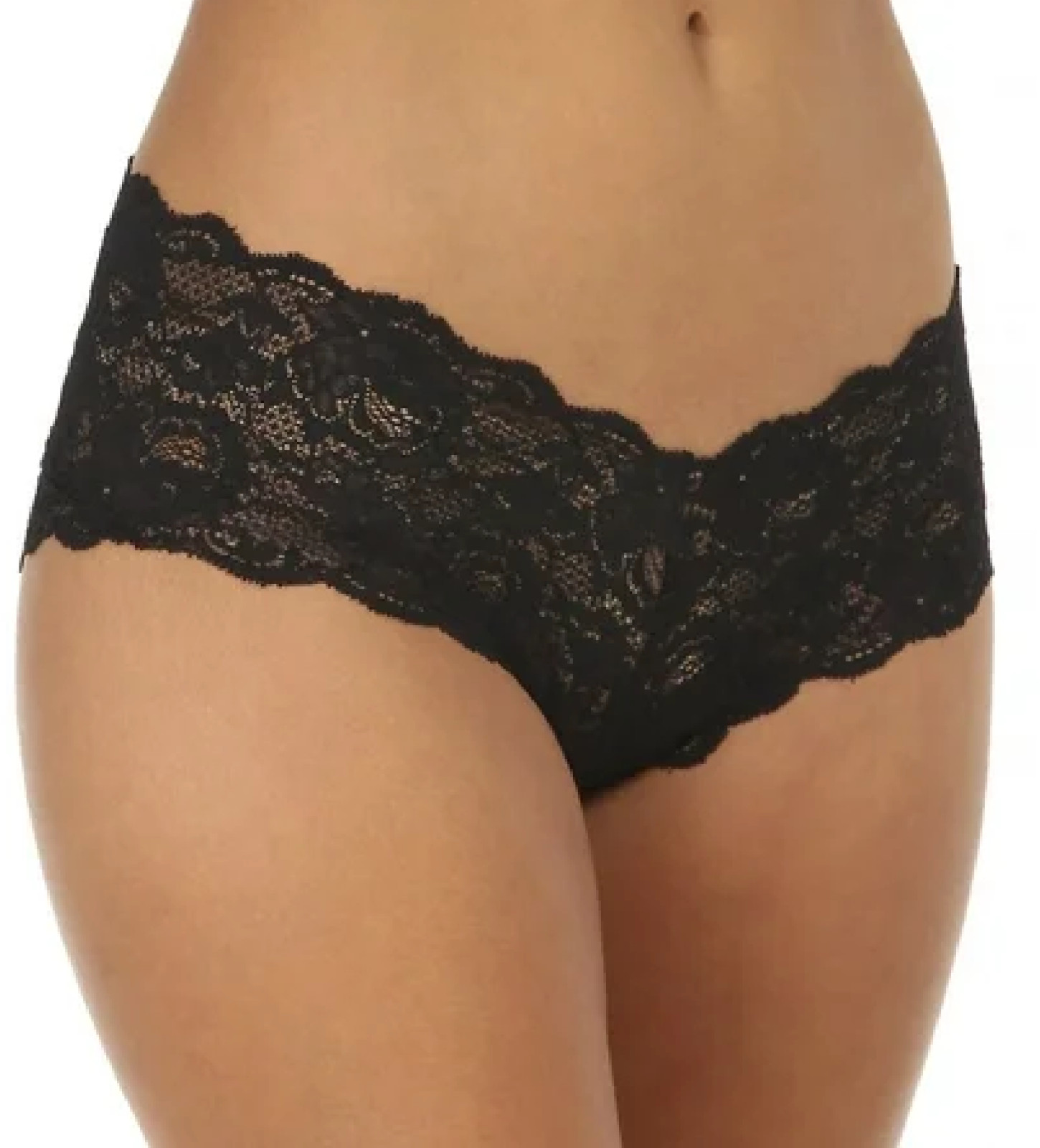 Cosabella L29933 Women Black Never Say Never Naughtie Open Gusset Panty Size S/M
