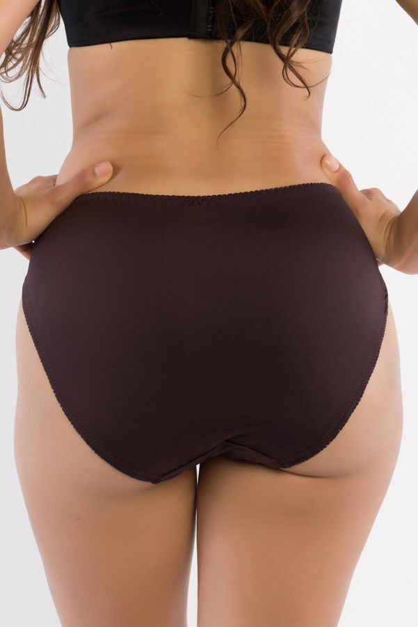 6 Women Hi Cut Bikini Underwear Panties Mixed Solid Colors S M L XL 2XL 99555