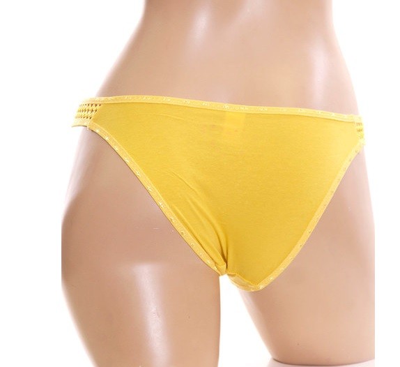 B4 GRACE Cotton Heart Low Cut Lovely Sissy Bikini Panties Sz M L