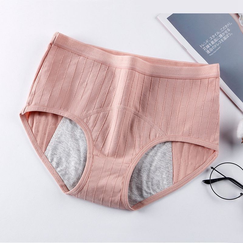 Sanitary Underwear Waist Mid-High Antibacterial Physiological Leak-Proof Women’s