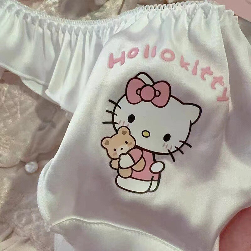 Summers Sexy Kitty Cat Panties Thong Women Cute Pink Underwear Swimwear Panties