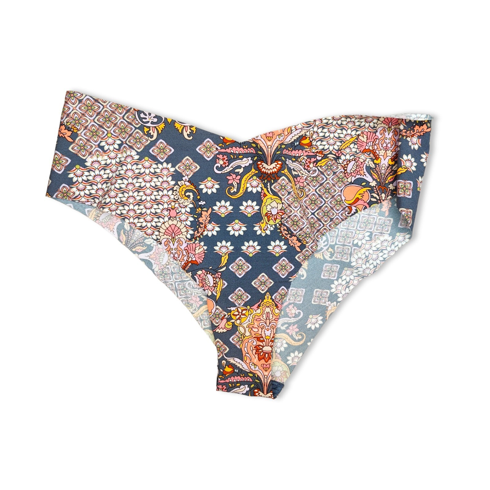 Victoria’s Secret Cheeky Panty Bikini XL Floral Polyamide Patchwork