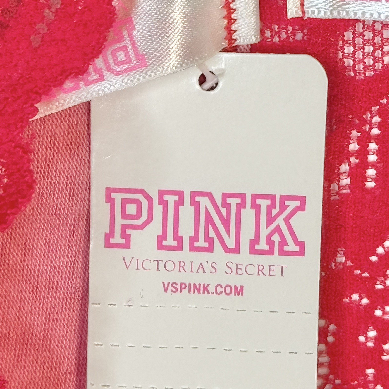 2016 PINK by Victoria’s Secret Red Heartbreaker Extra Low Rise Boyshort Medium