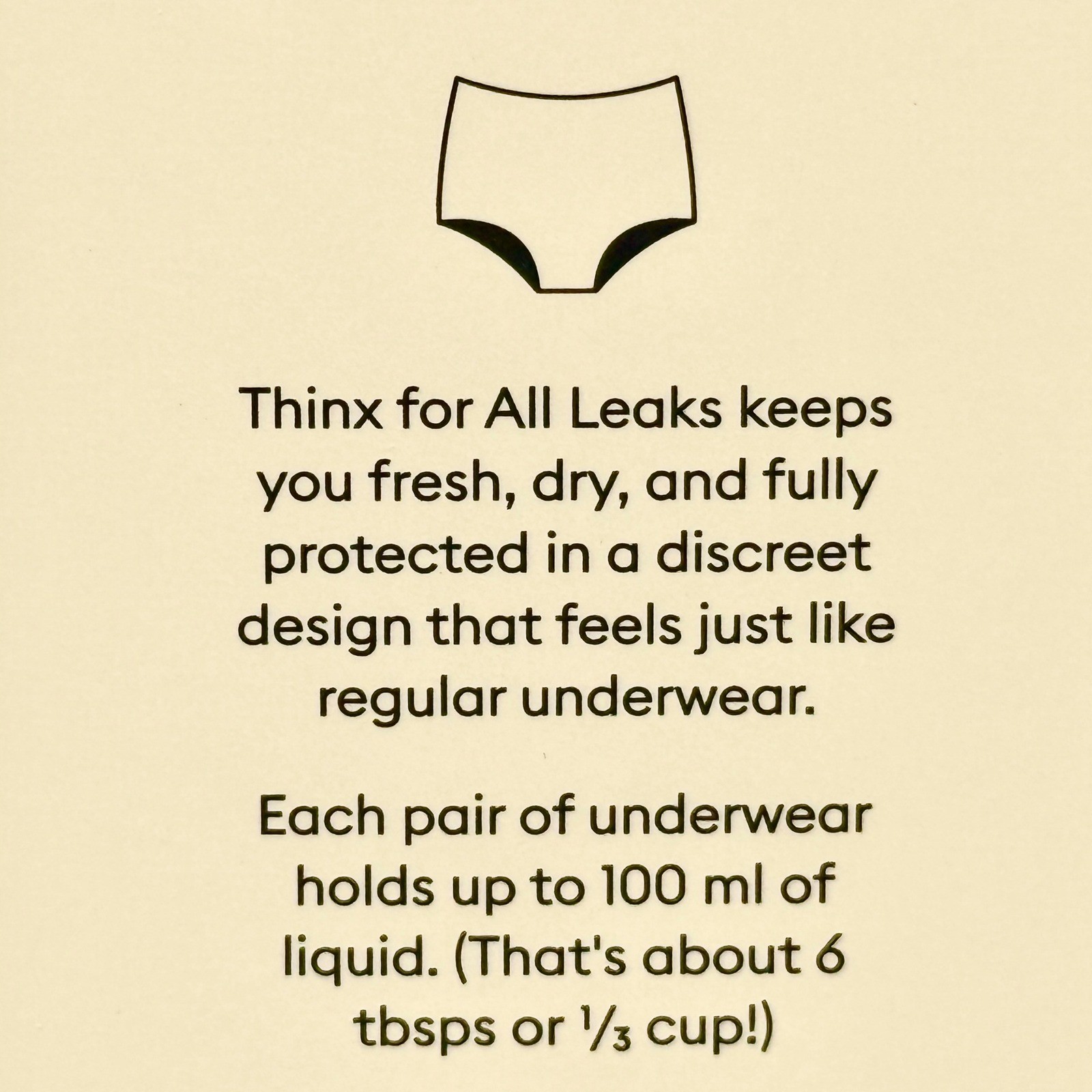 Thinx for All Leaks Reusable Bladder Leak Underwear Hi-Waist Desert Rose Small S