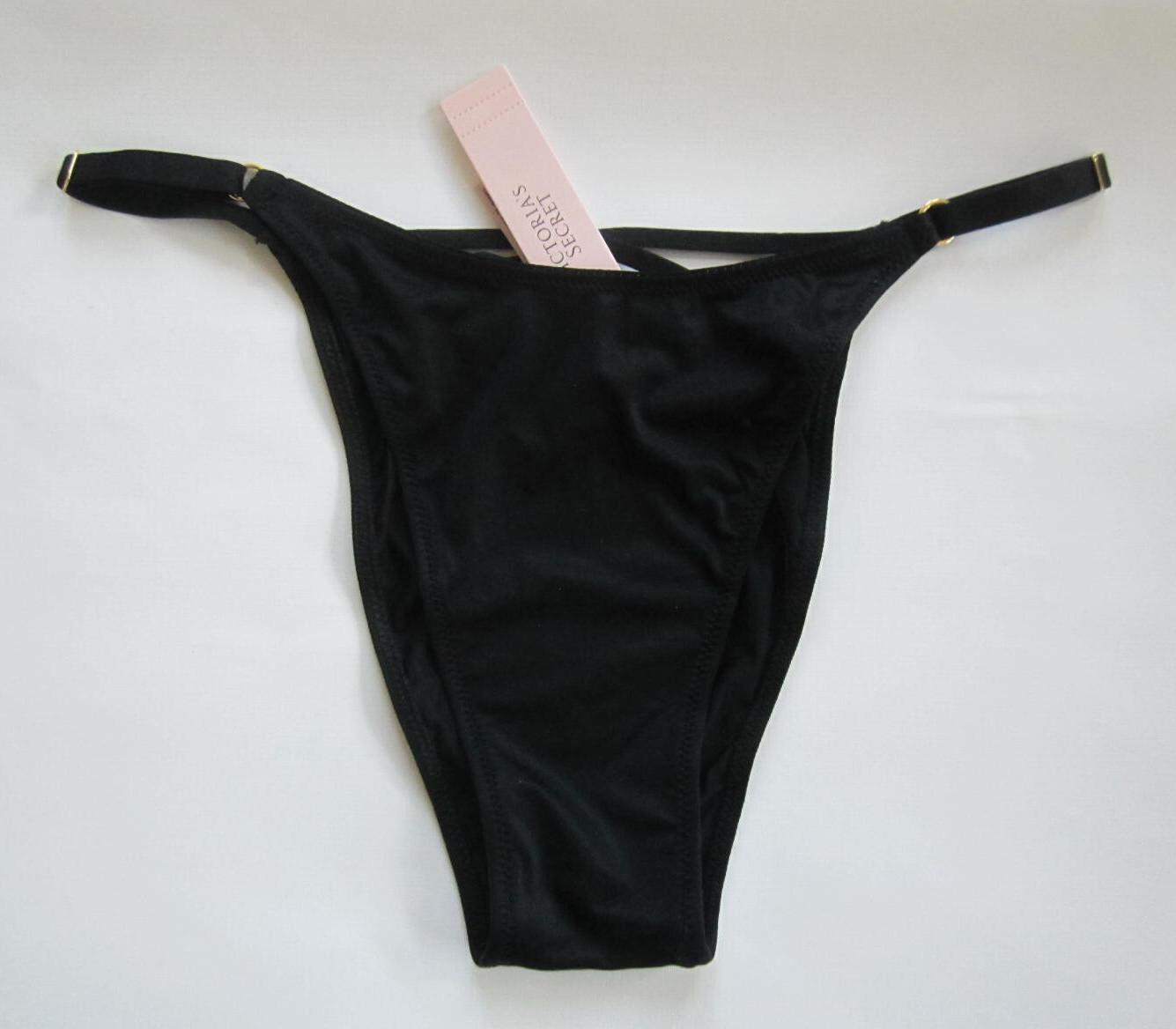 New w/ Tag Victoria’s Secret Very Sexy Brazillian Thong Panty – Black – Small