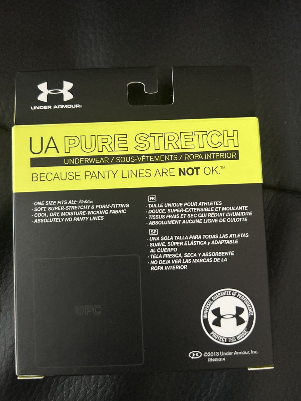 Under Armour Womens One Size Fits Athletes UA Pure Stretch thong lot of 6