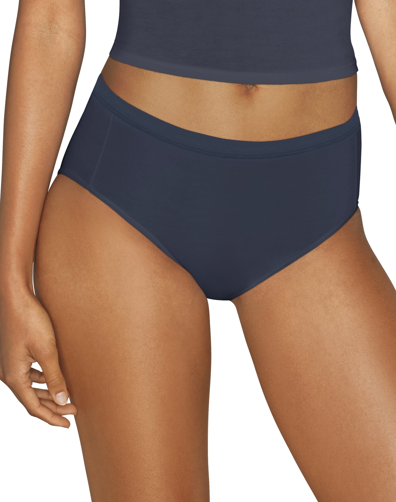 Hanes Modern Brief 6-Pack Comfort Flex Fit Microfiber Stretch No ride up Wicking