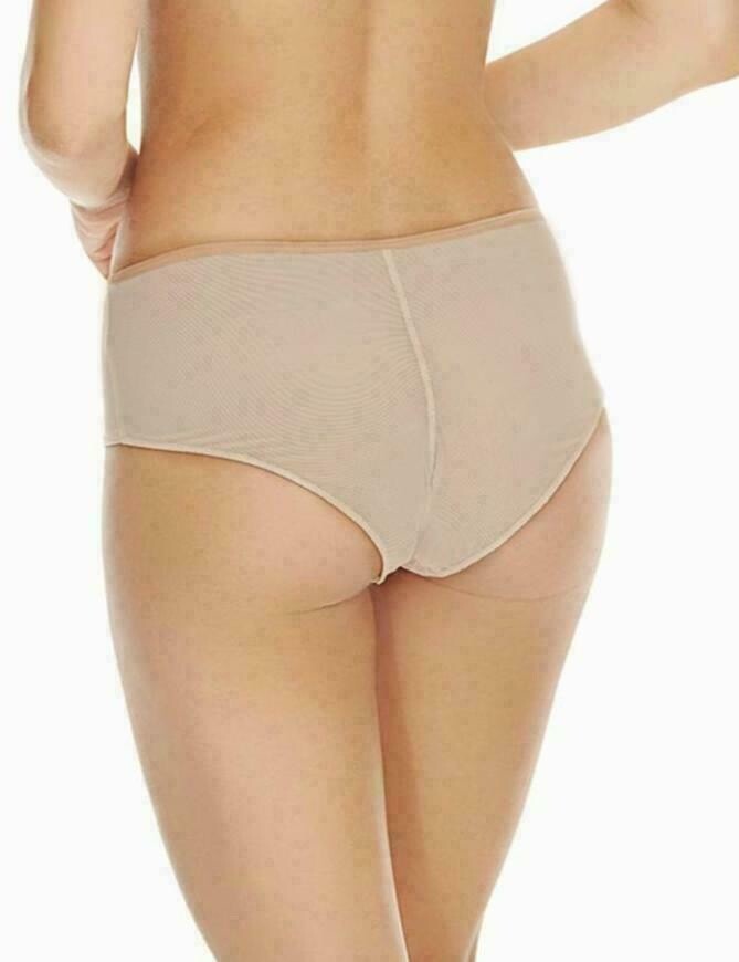 Freya Sassy Short Brief Size XS 8 10 Knickers Sand Nude Beige Skin White 4466