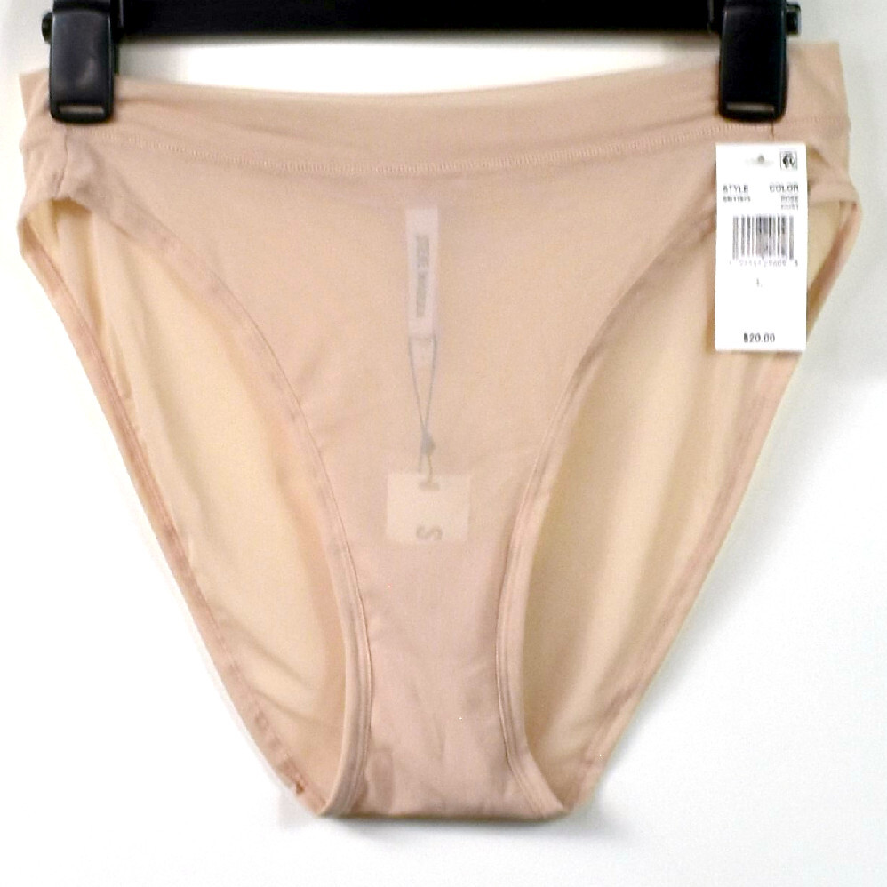 Steve Madden Womens Mesh Hi Leg Bikini Underwear Ch Size & Color New Panty 11875