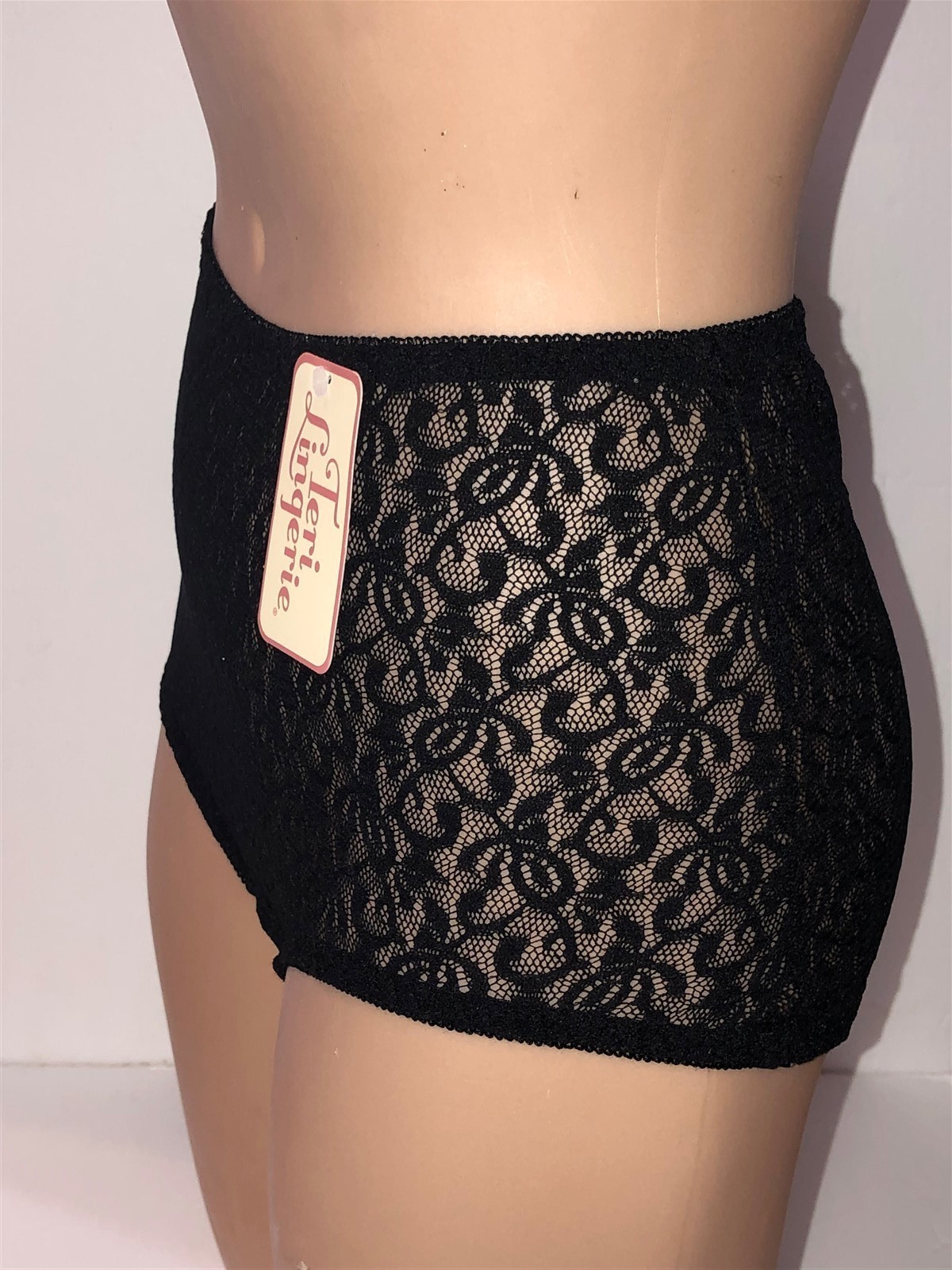 Teri All-Over Stretch Lace Panties – Set of 2 – Black