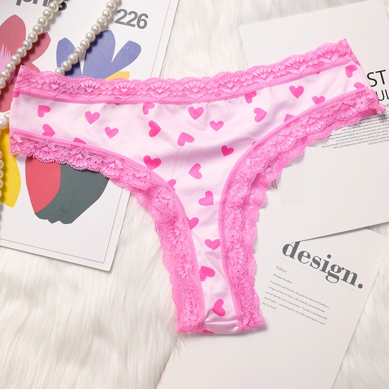 3 Pack Lot Sexy Womens Thongs Panties Briefs Underwear Lace Lingeries Bikinis