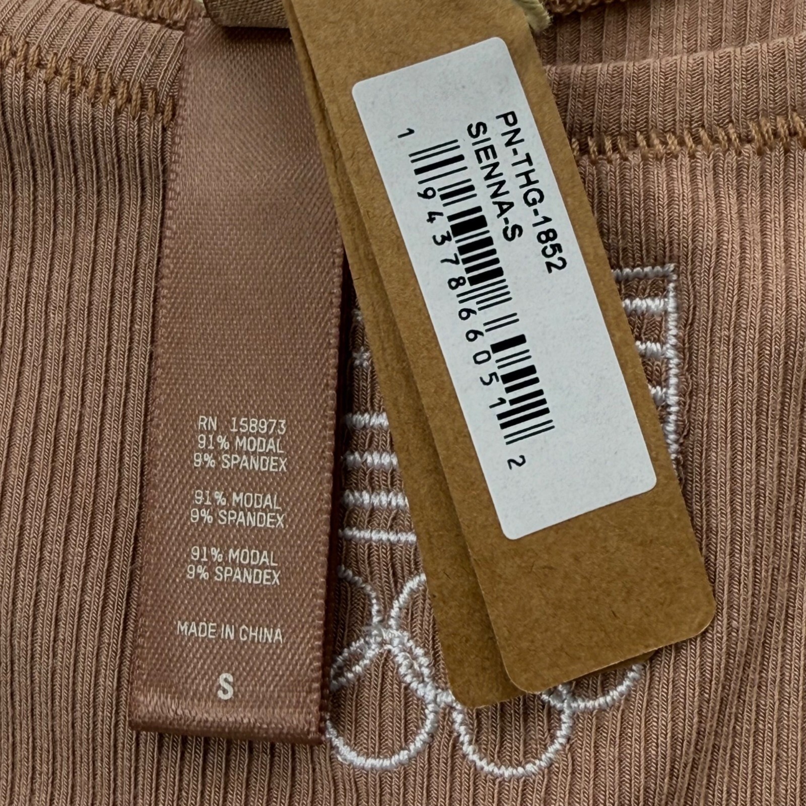 SKIMS Soft Lounge Rib Thong Team USA Sienna Small
