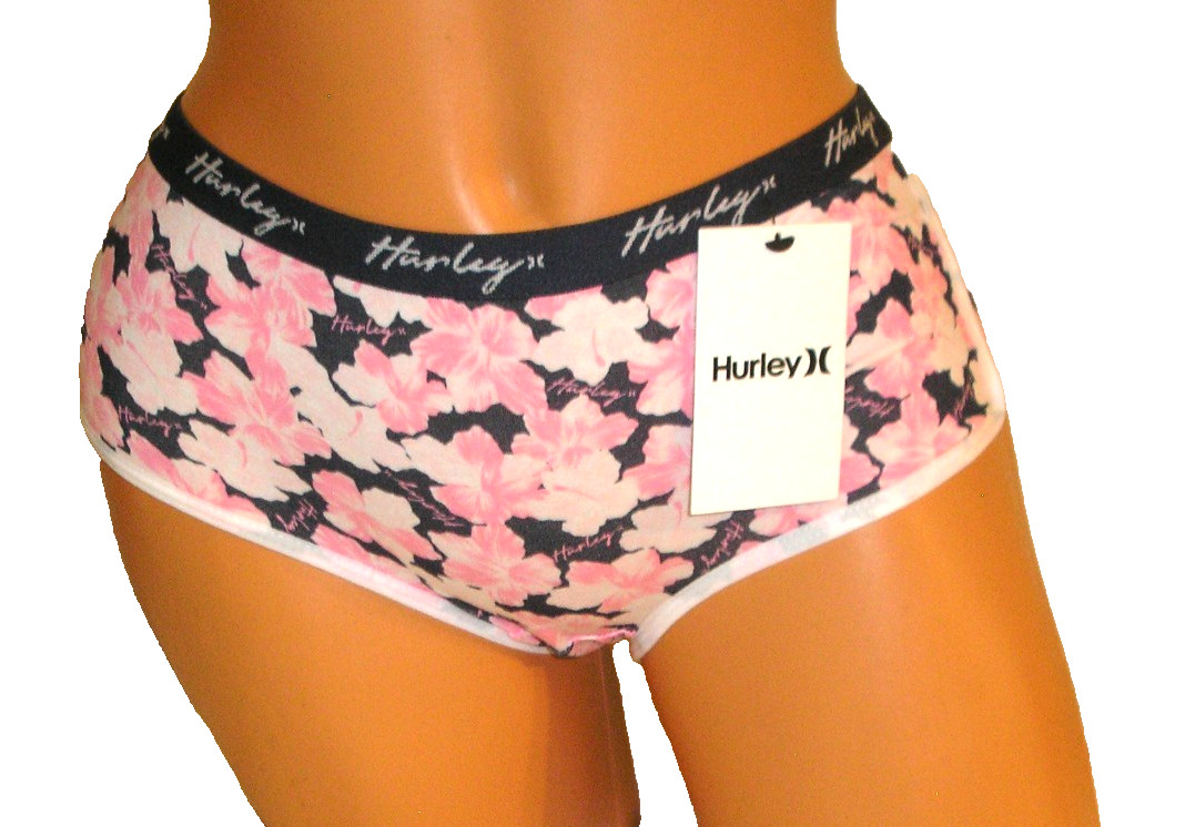 Panties Lingerie Hurley Floral Print Boy Brief Medium Adult Gift