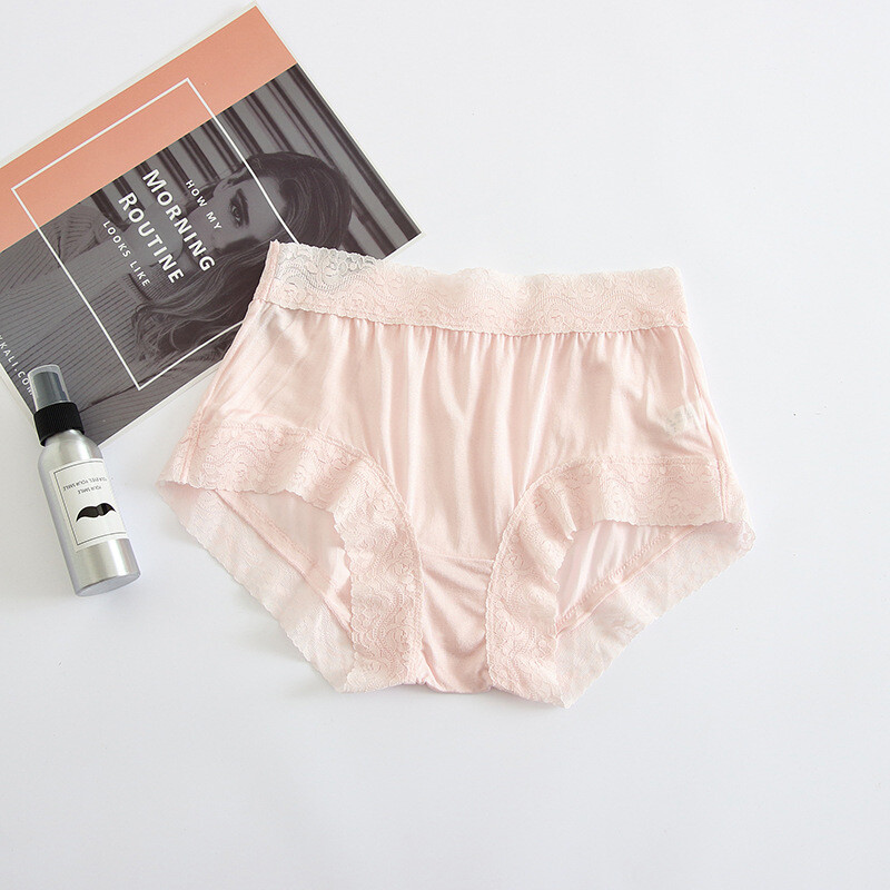 3 Pairs Seamless Underwear Luxury Nature Silk Breathable Briefs Knicker Panties